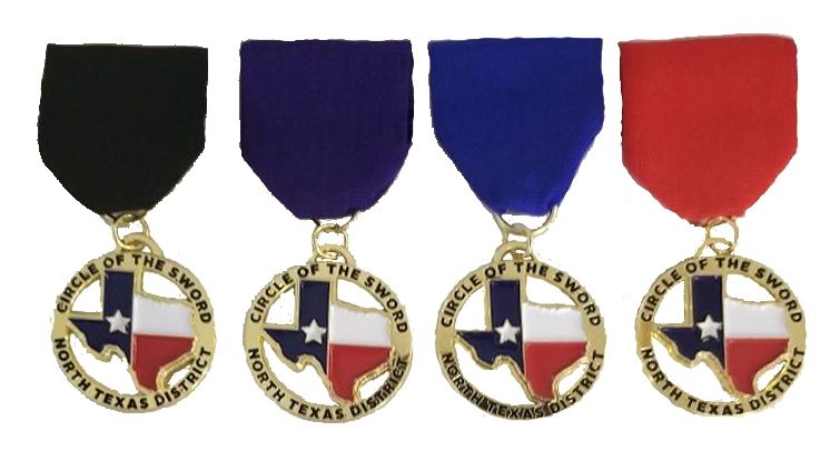 Circle of the Sword award pins